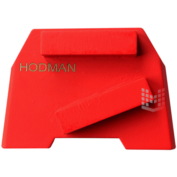 Пад алмазный шлифовальный HODMAN #50H EURO (400/350) 2 сегмента (мягкий бетон)